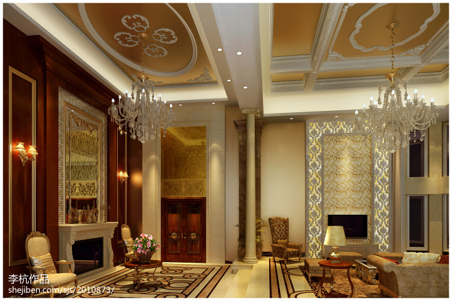 怡景别墅禄景道1号阎府豪宅设计 高登设计李杭设计师的匠心之作